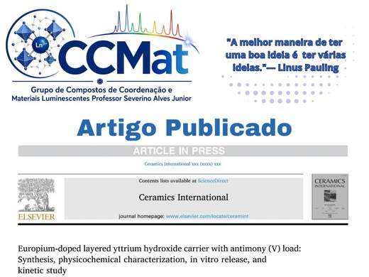 Arte de divulgação: artigo publicado na Ceramics International